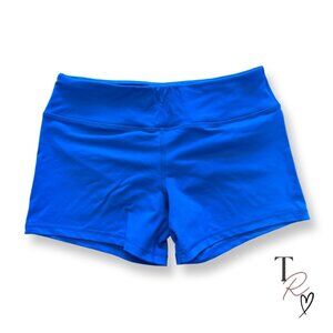 Born Primitive Blue Lifting Athletic Booty Biker CrossFit Short Blue Size Medium